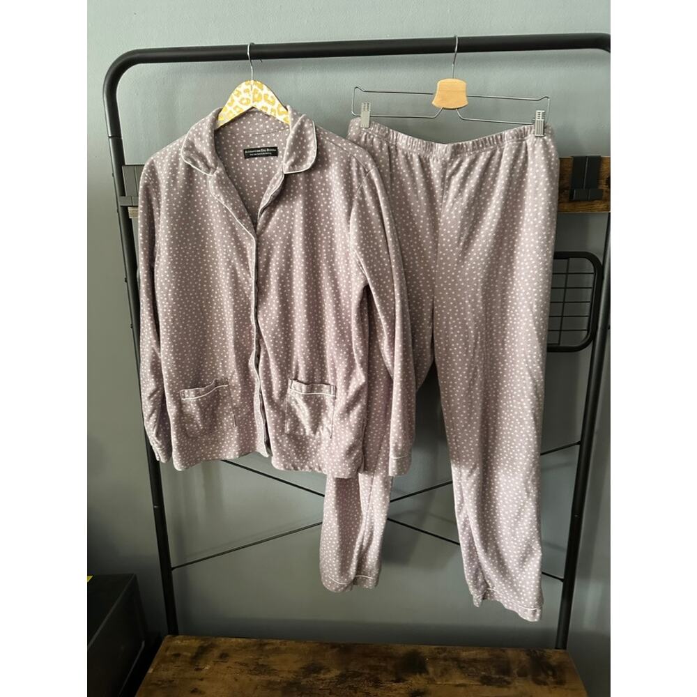Alexander Del Rossa Fleece Cozy Pajama Set | Size Large